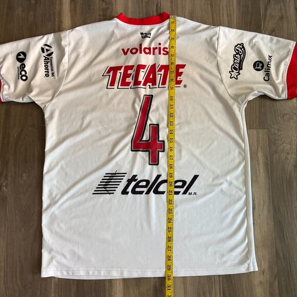 Club Tijuana Xoloitxcuintle De Caliente Soccer Jersey Men's Size L Telcel - Picture 9 of 9